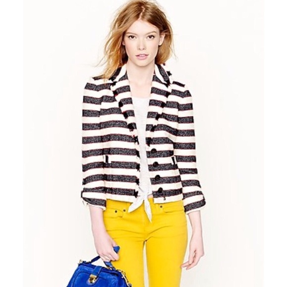 J.Crew Collection Legion Stripe Jacket - Picture 1 of 4